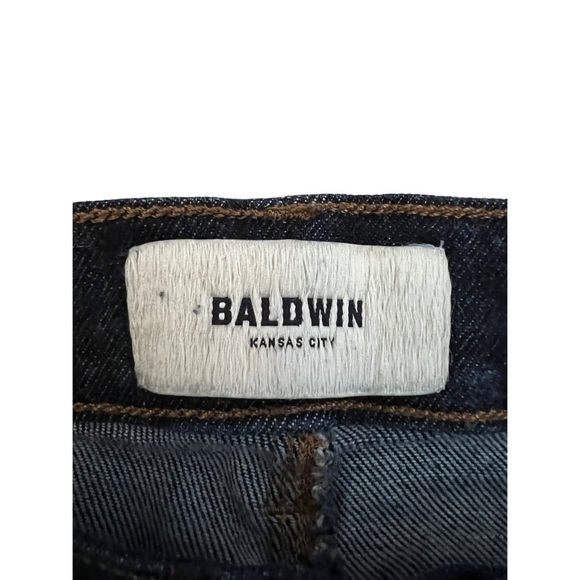 BALDWIN Karlie High Rise Cropped Dark Wash Skinny Jeans 29 - Picture 4 of 8